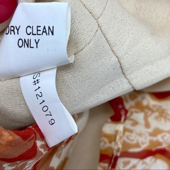 Kay Unger 100% Silk Halter Drape Layers Asymmetrical Hem Print Size 12 - Picture 9 of 9